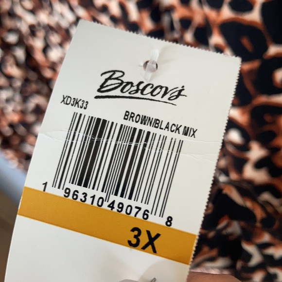 Relist12/15 Bobeau Animal print dress with stretch size 3X - Picture 16 of 17